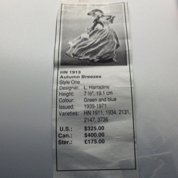 Home Royal Doulton Figurine Top of the Hill it is in perfect condition - Picture 7 of 8